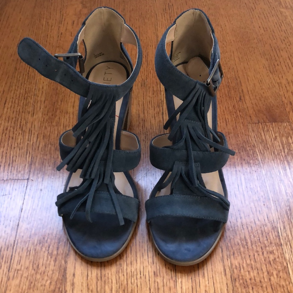 Sole society Delilah sandal vista blue